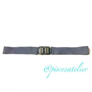 Gunmetal Gray Stretch Cinch Belt, OS